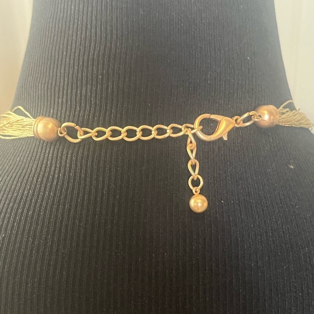 Pearl And Abalone Shell Multi Strand Layered Neck… - image 8